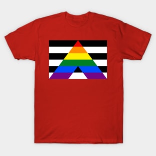 Straight Ally Flag LGBTQ Pride Month T-Shirt
